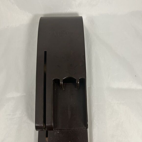 Cutco Knife Utensil Holder Wall Mount Block Brown Bakelite USA Made - Picture 3 of 4